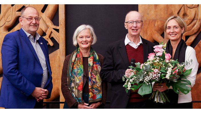 Prof. Dr. Stefan Herzig, Dr. Doris Aebi,  Prof. Dr. Matthias Jarke und Prof. Dr. Sylvia Heuchemer