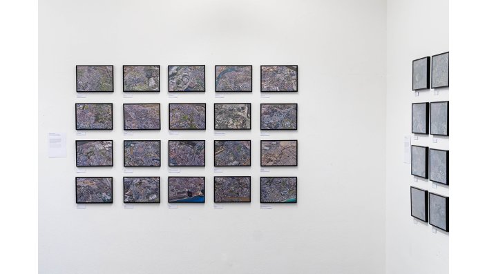 Verschiedene Luftaufnahmen aus der Arbeit „Memories from Above“ von Jannik Bussmann
