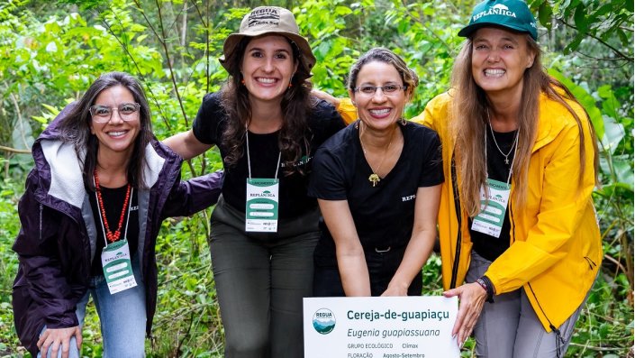 Prof. Dr. Claudia Moster, Micaela Locke, MSc. Aline D. de Azevedo und Dr. Claudia Raedig