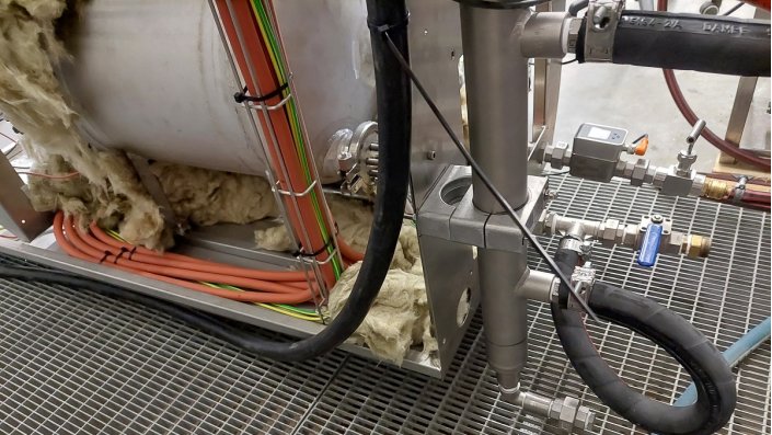 Kesselisolierung im Dampferzeuger