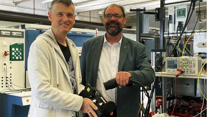 Prof. Dr. Eberhard Waffenschmidt und Prof. Dr. Ingo Stadler 