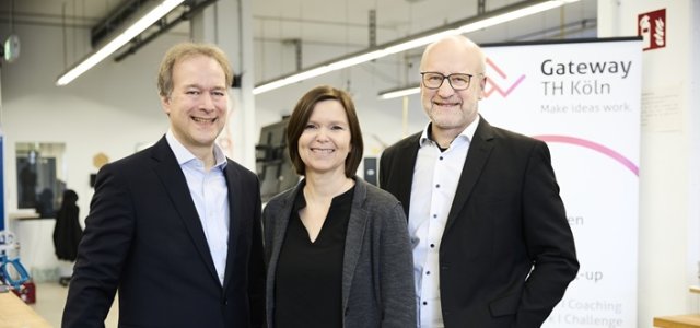 drei Personen (Bild:Heike Fischer/TH Köln)