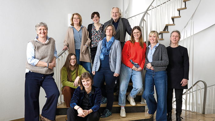 Das Projektteam (v.l.): Alexandra Geißler-Wölfle, Laura Blasius, Martina Maczewski, Johanna Krieser, Britta Levering, Prof. Dr. Isabel Zorn, Prof. Dr. Johann Behrens, Annika Eppmann, Stefanie Daniel und Petra Hoffmann. 
