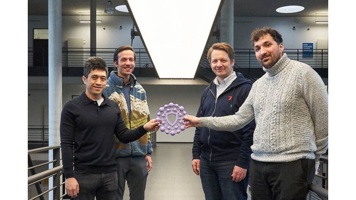 Die Forschungsgruppe der TH Köln des DREAM-Projekts: Prof. Dr. Hoai Viet Nguyen, Vimal Seetohul, Prof. Dr. Matthias Böhmer und Selim Perk