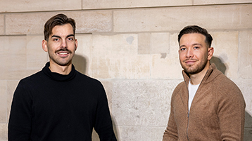Die Polygon One Gründer Alexander Rütjes und Niklas Glienke (v.l.) (Bild: Michael Bause/TH Köln)