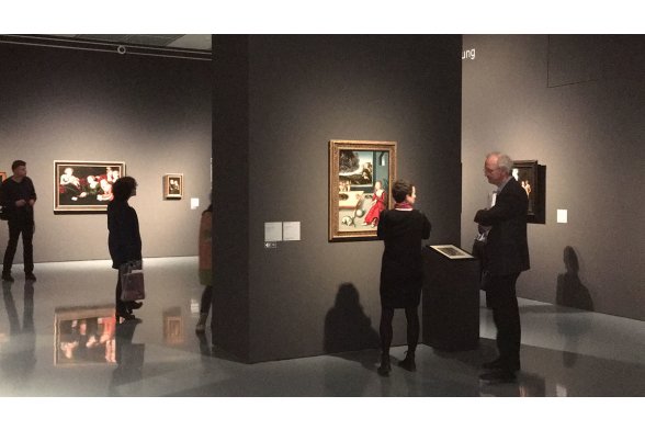 Blick in die Ausstellung „Cranach. Meister – Marke – Moderne im Museum Kunstpalast, Düsseldorf.