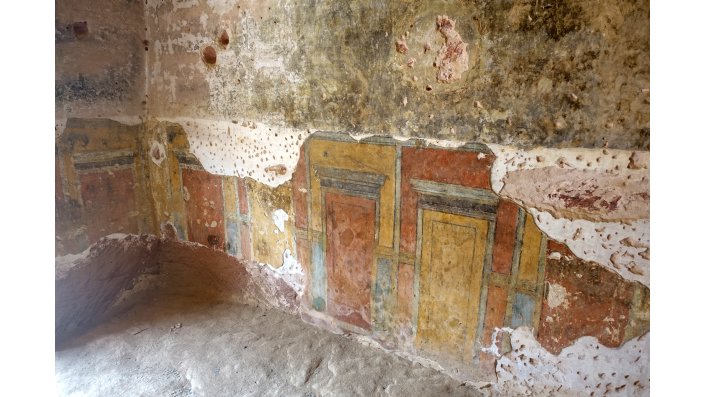 Wandmalereien im Goldschmiedetal "Wadi Syagh". 