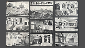 Postkarte Handelshochschule Köln (Bild: TH Köln)
