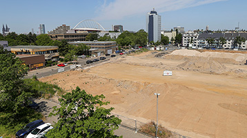 Baustelle am Campus Deutz (Bild: Michael Bause/TH Köln)