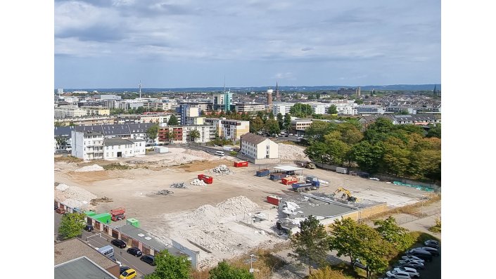 Abriss für den Neubau