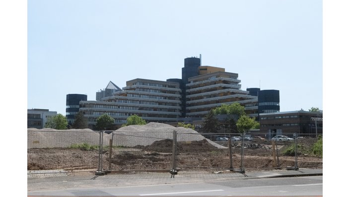 Baustelle am Campus Deutz