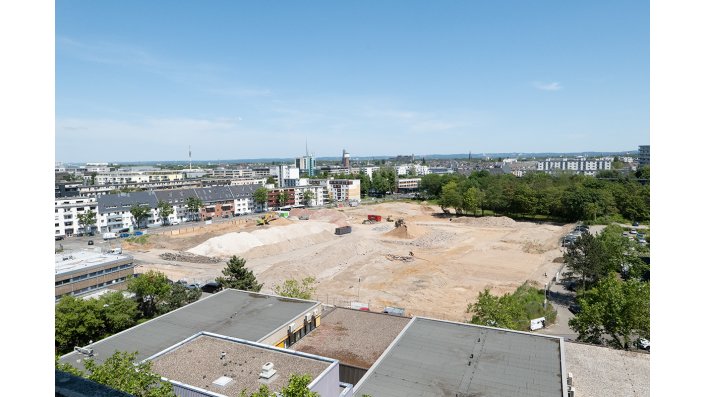 Baustelle am Campus Deutz