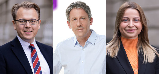 Collage: Prof. Dr. Christian-Henner Hentsch, Claus Grewenig und Eva-Maria Pottkämper (Bild:Thilo Schmülgen / TH Köln, Frank Beer / RTL Deut Deutschland)