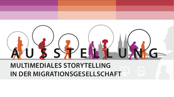 Grafik zur Ausstellung Multimediales Storytelling in der Migrationsgesellschaft (Bild: Interkult)