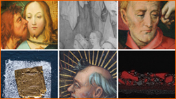 Details verschiedener Gefangennahmen Christi, Detail des Votivbildes des Ulrich Schwarz (IRR) von Holbein d.Ä. sowie Abbildungen aus der Dissertation. (Bild: TH Koeln - CICS - Stephanie Dietz) Details verschiedener Gefangennahmen Christi, Detail des Votivbildes des Ulrich Schwarz (IRR) von Holbein d.Ä. sowie Abbildungen aus der Dissertation. (Bild: TH Koeln - CICS - Stephanie Dietz)