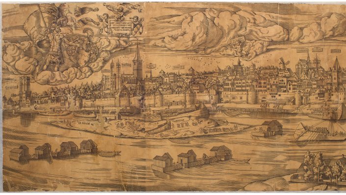8.	Plan von Köln nach der Papierrestaurierung