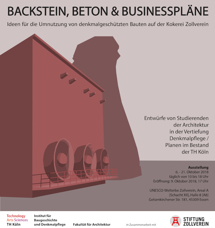 Plakat | Ausstellung | Backstein, Beton und Businesspläne