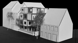 Modellbau für die Ausstellung Baut ihnen Heimat (Bild: TH Köln) Modellbau für die Ausstellung Baut ihnen Heimat (Bild: TH Köln)