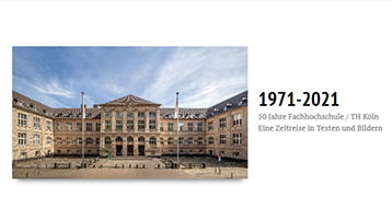 Screenshot Zeitstrahl 50 Jahre TH Köln (Bild: TH Köln)
