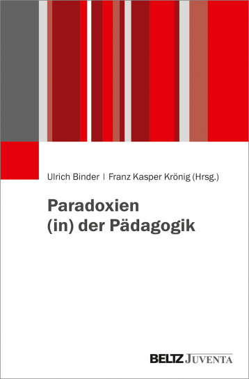 Abgebildet ist das Cover des Herausgeberbandes Paradoxien (in) der Pädagogik. Herausgegeben wurde der Band von Ulrich Binder und Franz Kasper Krönig. Keine Bebilderung.