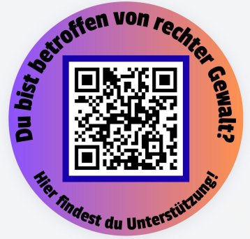 QR-Code Schutzkonzept gegen rechte Gewalt  (Bild: F01)