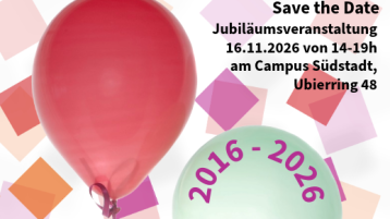 Luftballons mit dem Schriftzug Save the Date (Bild: DITES TH Koeln)