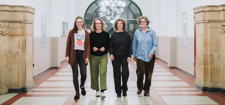 Caroline Lehmann, Angela Tillmann, Andrea Platte, Dagmar Brosey (Bild: Bastian Lisicki)