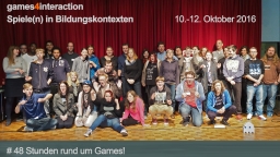 Gruppenfoto games4interaction (Bild: Jürgen Sleegers / CC-BY-NC-SA 3.0) Gruppenfoto games4interaction (Bild: Jürgen Sleegers / CC-BY-NC-SA 3.0)