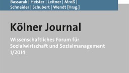 Kölner Journal 2-2014 Cover (Bild: Nomos Verlag) Kölner Journal 2-2014 Cover (Bild: Nomos Verlag)