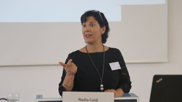 Einblicke in die kanadische Einwanderungspolitik lieferte Prof. Dr. Nadia Caidi (Universität Toronto)
