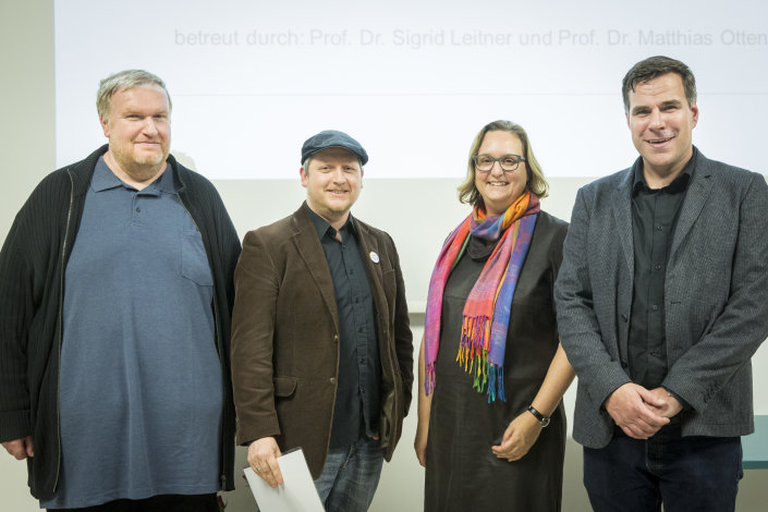 Bernhard Wilmes, Sebastian Ulfik, Sigrid Leitner, Alf Scheidgen (v.l.r.)