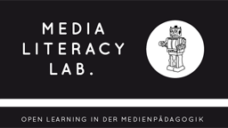 Logo Media Literacy Lab. Open Learning in der Medienpädagogik (Bild: IMM) Logo Media Literacy Lab. Open Learning in der Medienpädagogik (Bild: IMM)