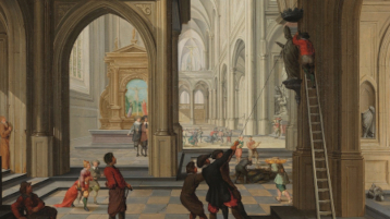 Dieses Foto zeigt das Gemälde "Ikonoklasmus in einer Kirche" von Dirck van Delen von 1630. (Bild: Amsterdam, Rijksmuseum)