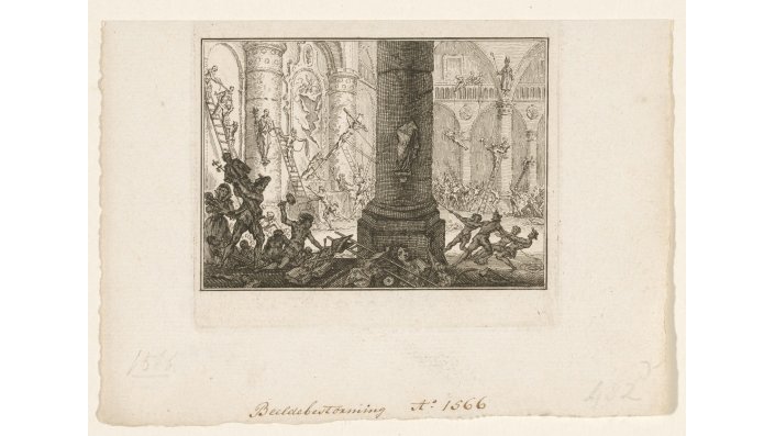 Simon Fokke, Der Bildersturm von 1566, 1782/1784.