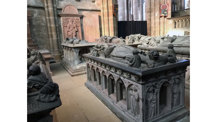 Marburg, Elisabethkirche, Landgrafenchor.