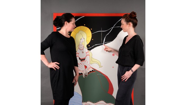 The Digital Teaching Workshop Fusion 1: mare nostrum will be about minimal invasive methods for the conservation of textile supports of paintings with the focus on local treatments of tears, cuts and losses (Image: Demuth/Flock)