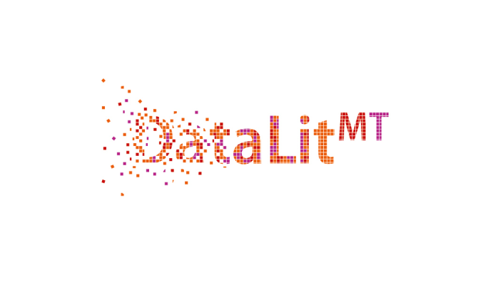 Hier sehen Sie das Keyvisual des DataLitMT-Projekts.