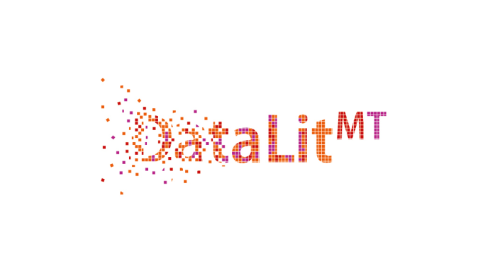 Hier sehen Sie das Keyvisual des DataLitMT-Projekts. Hier sehen Sie das Keyvisual des DataLitMT-Projekts.