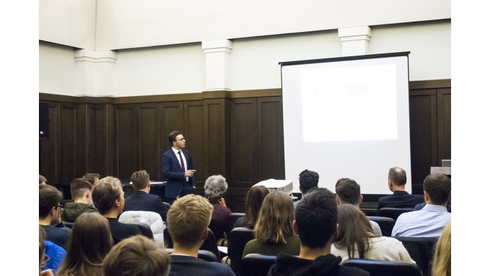 René Degen beim Entrepreneurs-Club TH Köln