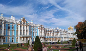 Katharinenpalast in Zarskoje Selo bei St. Petersburg, Impressionen von der Summer School 2015