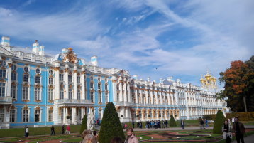 Katharinenpalast in Zarskoje Selo bei St. Petersburg, Impressionen von der Summer School 2015 (Bild: Stefanie M. Halwas / TH Köln)