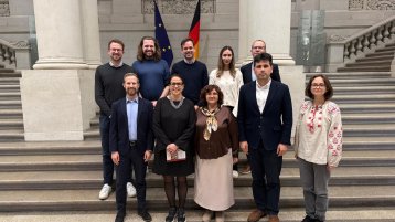 Delegation im Bundestag (Bild: ivwKöln/TH Köln) Delegation im Bundestag (Bild: ivwKöln/TH Köln)