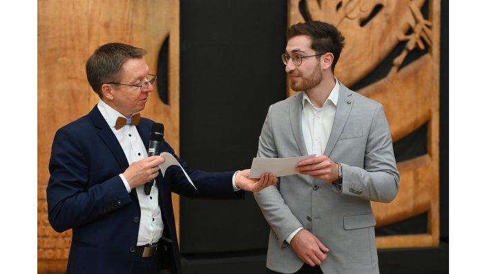Prof. Dr. Rolf Arnold und Furkan Tatli