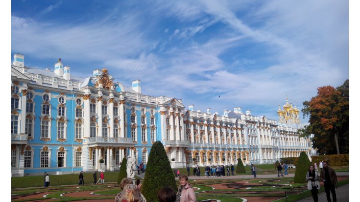 Katharinenpalast in Zarskoje Selo bei St. Petersburg, Impressionen von der Summer School 2015