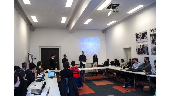 RMIT students present and debate the results of their research projects on the European Digital Single Market and the implications of a BREXIT on the European business environment