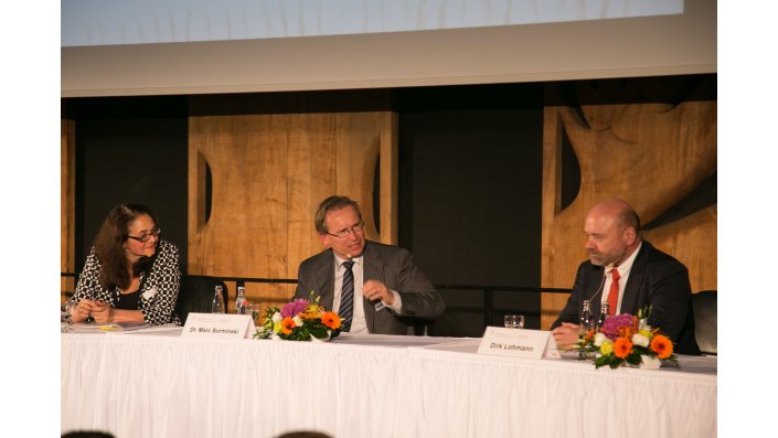 Die Panelisten Albo, Dr. Surminski, Lohmann