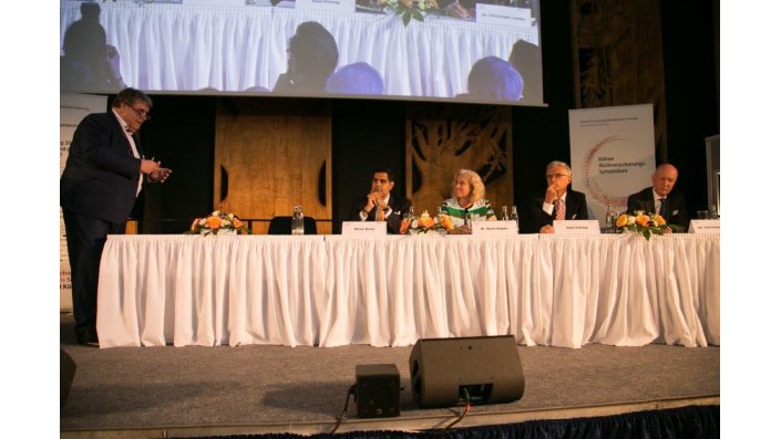 Panel (v.l.n.r.: Herbert Fromme, Steve Arora, Dr. Doris Höpke, Axel Flöring, Dr. Christoph Lamby)