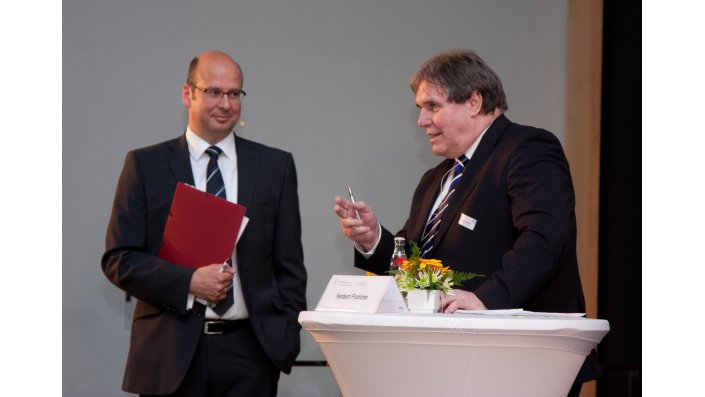 Herbert Fromme und Prof. Stefan Materne