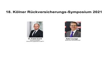 Panel des 18. Kölner Rückversicherungs-Symposium (Bild: ivwKöln / TH Köln)
