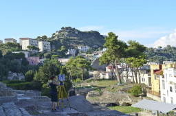 Vermessung der römischen Villenanlage in Baiae mit einem Laserscanner Vermessung der römischen Villenanlage in Baiae mit einem Laserscanner